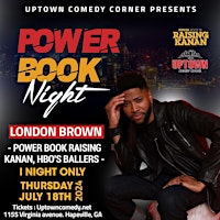 Imagem principal do evento Power Book Night, Featuring London Brown, Marvin from" Raising Kanan"