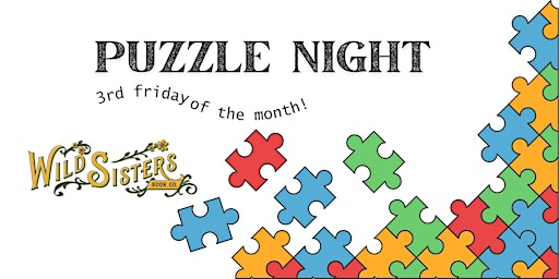 Imagen principal de Wild Sisters Book Co Puzzle Night