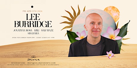 Soluna Presents Lee Burridge