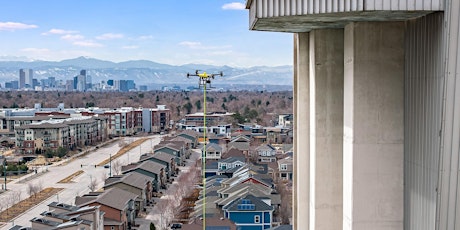 Drone Window Cleaning Demonstration at FlyteCo Tower