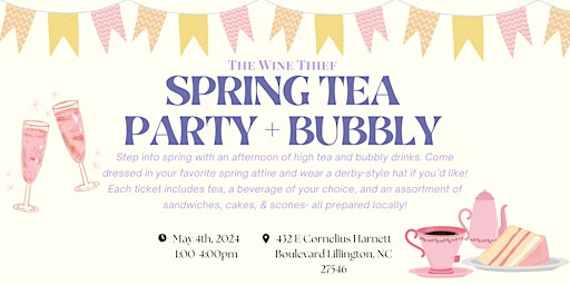 Image principale de Spring Tea Party + Bubbly