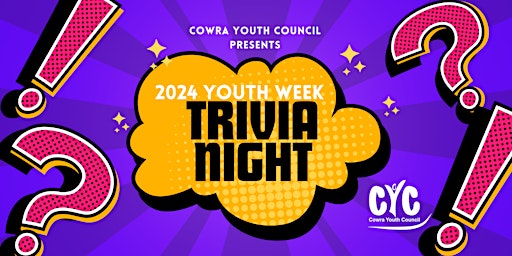 Imagen principal de Cowra Youth Week 2024 - Trivia Night