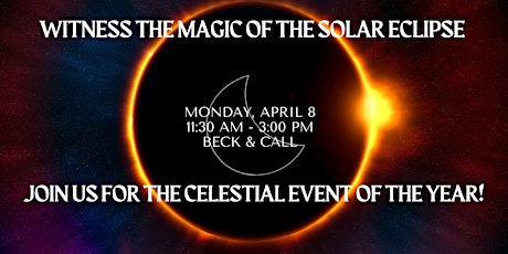 Solar Eclipse Rooftop Viewing Party @ Beck & Call