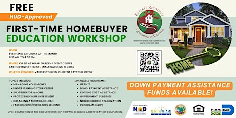 First Time Homebuyer Education Workshop - HUD APPROVED