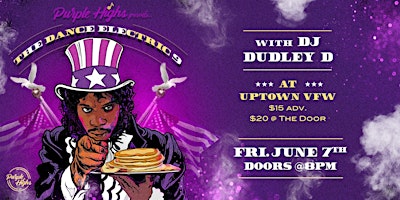 Imagem principal do evento Purple Highs Presents :: The Dance Electric 9 with DJ Dudley D