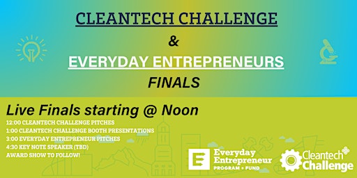 Hauptbild für 2024 PSU Cleantech Challenge and Everyday Entrepreneurs FINALS