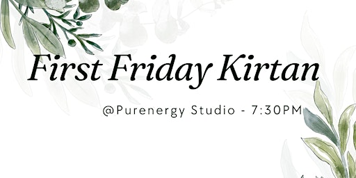 Imagem principal do evento First Friday Kirtan @ Purenergy Studio