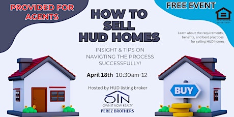 Agents- How to Sell HUD Homes