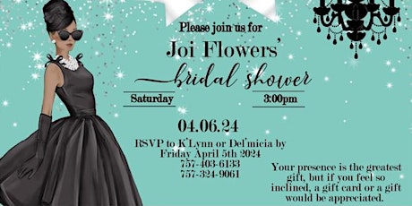 JOI FLOWERS' BRIDAL SHOWER