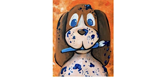 Primaire afbeelding van Paint my pet ( dog )  STEP BY STEP PAINT CLASS - BYOB