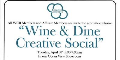 Imagem principal do evento Wine & Dine Creative Social