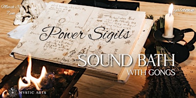 Imagen principal de Power Sigils - Sound Bath with Gongs in Yaletown