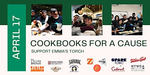Primaire afbeelding van Cookbooks for a Cause -- Support Emma’s Torch