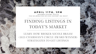 Finding Listings in Today's Market