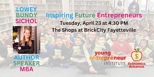 Image principale de Inspiring Future Entrepreneurs with Award Winning Author Lowey Bundy Sichol