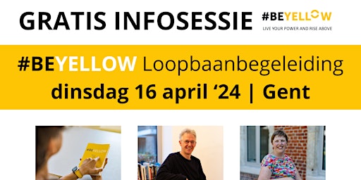 Imagem principal do evento Infosessie #BeYellow loopbaanbegeleiding