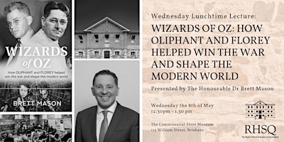 Wednesday Lunchtime Lecture: Wizards of Oz primary image