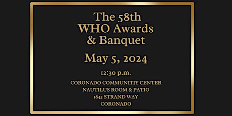 2024 WHO Awards & Banquet