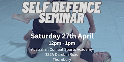 Self Defence Seminar primary image