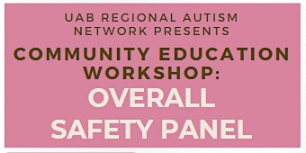 Imagem principal do evento UAB RAN CEW: Overall Safety Panel