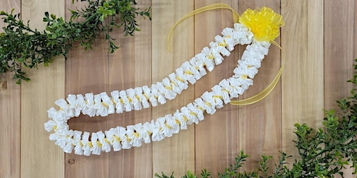 Primaire afbeelding van Plumeria Ribbon Lei - Pearl City