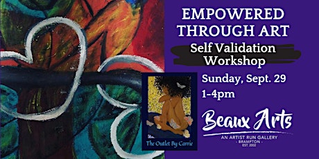 Empowered Through Art,  Self Validation Workshop - The Outlet by Carrie primary image