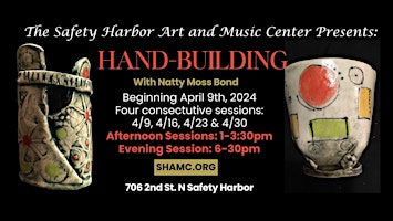 Imagem principal do evento Clay Hand-Building  Class with Natty Moss Bond - AFTERNOON