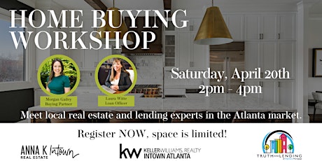 Home Buying Workshop | April 20th | 2pm-4pm