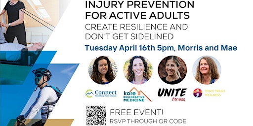 Injury Prevention for Active Adults - Panel Discussion with Golden Experts primary image