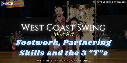 Primaire afbeelding van Gary McIntyre and Susan Kirklin - West Coast Swing Intensive