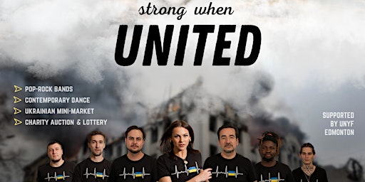Charity Concert - Strong When United - Сильні Коли Обʼєднані (Edmonton) primary image