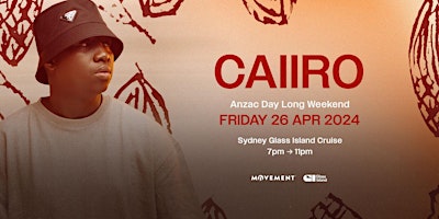 Imagen principal de Glass Island - MOVEMENT pres. CAIIRO - Friday 26th April