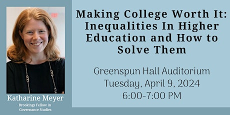 Making College Worth It: Inequalities In Higher Education and How to Solve Them