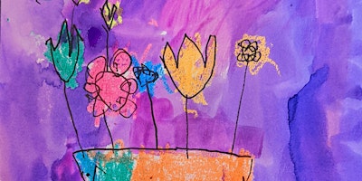 Imagem principal do evento The Hive: KIDS CLASS: Flower Vase Wax Resist