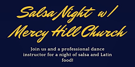 Hauptbild für Salsa Night @ Mercy Hill Church