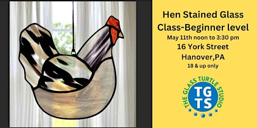 Hen Stained Glass Class- Beginner  primärbild