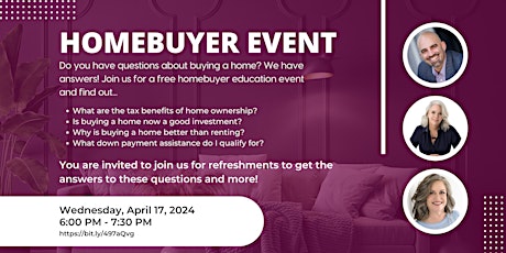 FREE Homebuyer Event - Sonoma