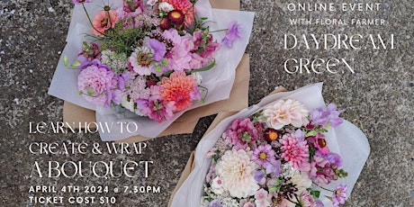 Learn How to Create and Wrap a Bouquet