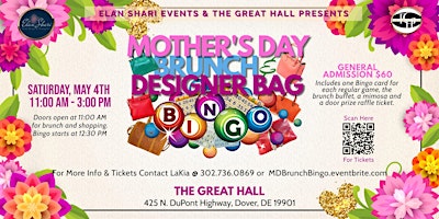 Primaire afbeelding van Mother's Day Brunch & Bingo