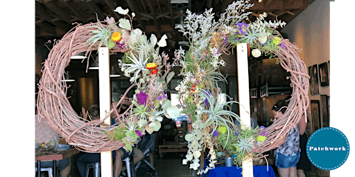 Immagine principale di Patchwork Mother's Day Air Plant Wreaths Craft Workshop 