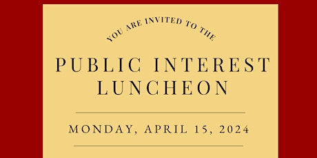 Public Interest Luncheon