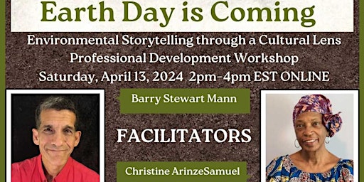 Hauptbild für Earth Day is Coming!  Environmental Storytelling through a Cultural Lens