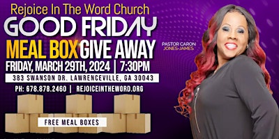 MEAL BOX GIVEAWAY | Good Friday ! primary image