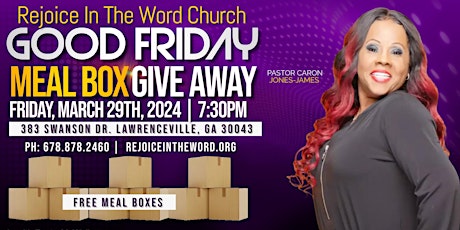 MEAL BOX GIVEAWAY | Good Friday !