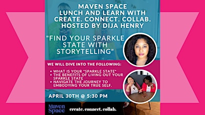 Find Your Sparkle State with Storytelling at Maven Space
