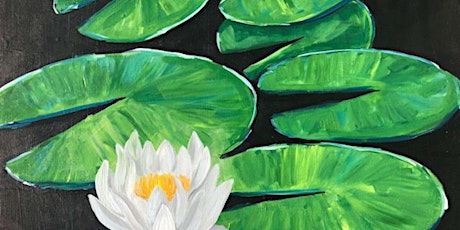 Lily Pads At Night - Paint and Sip by Classpop!™