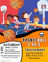 Imagem principal de YOUTH 2 ON 2 BASKETBALL TOURNAMENT