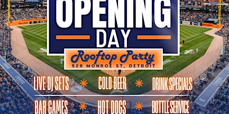 Detroit Tigers Opening Day Bar Crawl