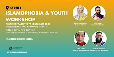 Imagem principal do evento Islamophobia & Youth Workshop