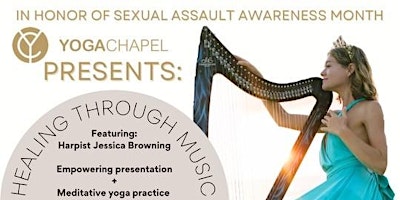 Imagem principal do evento Healing Harp and Yoga with Jessica Browning and Yoga Chapel